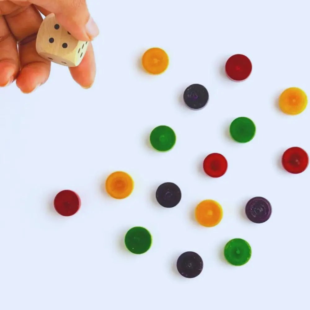 2 in 1 Ludo and Snake and ladder wooden board - MyLittleTales