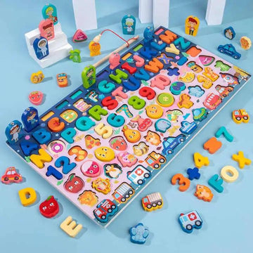 8 in 1 Traffic Matching Board | Wooden development board, Eight in One activities in one set - MyLittleTales