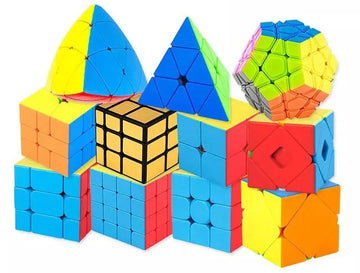 Rubik's cube, square, pyramid brain training toys MyLittleTales
