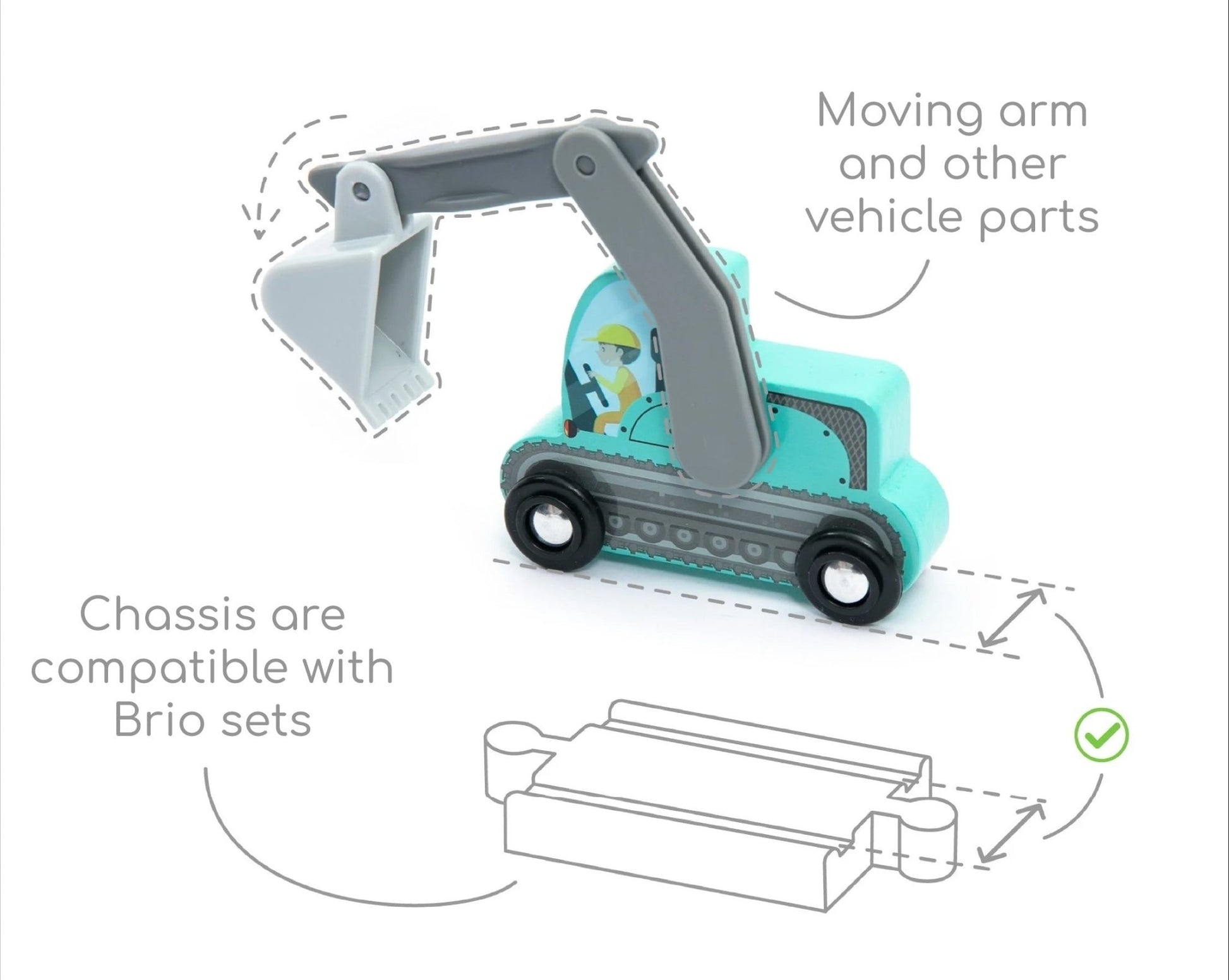 Construction site vehicles carrier - MyLittleTales