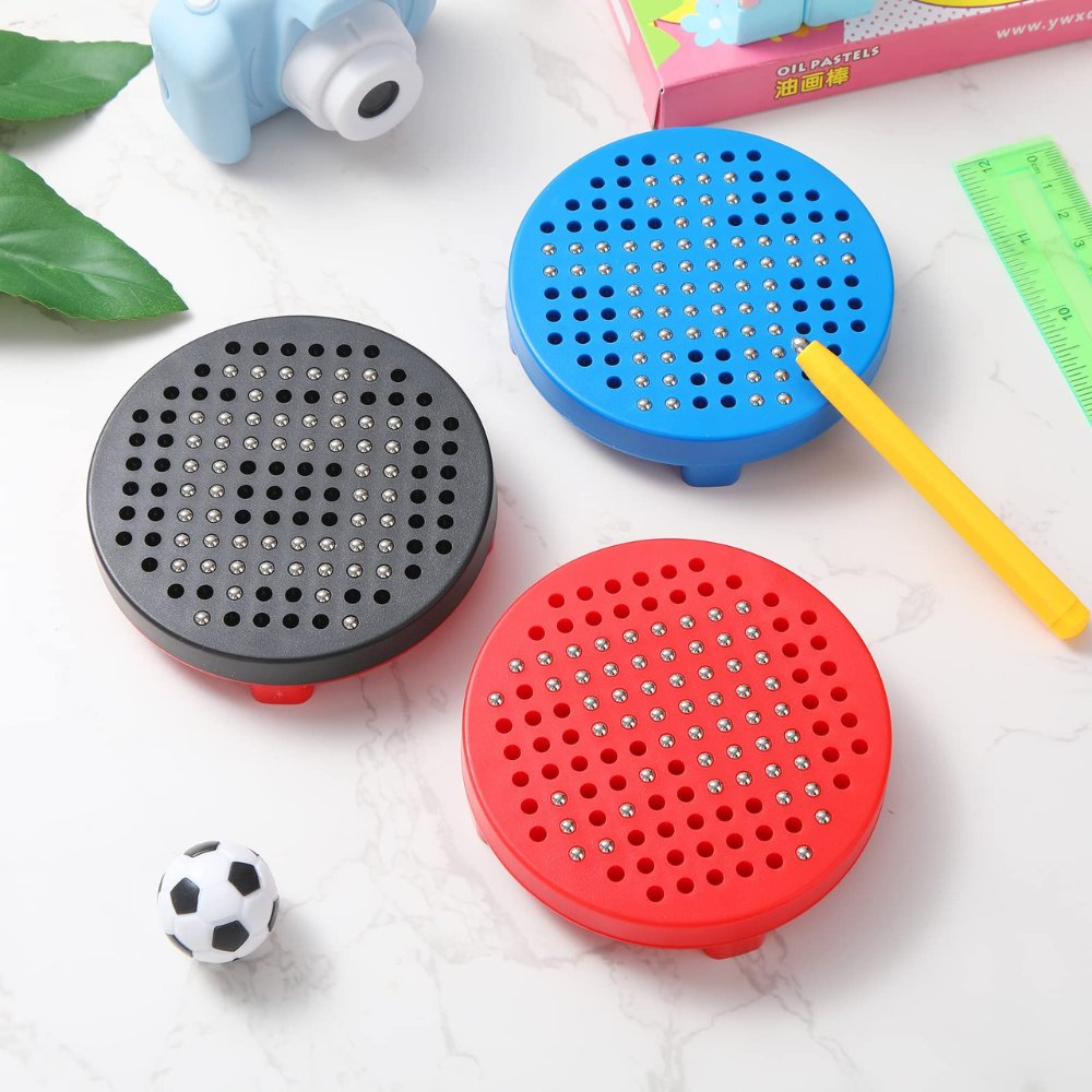 Mini Round Magnetic Steel Beads Learning Drawing Board - 1 Pack - MyLittleTales