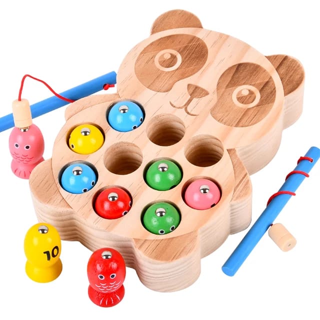 Panda Wooden Fishing Game - MyLittleTales