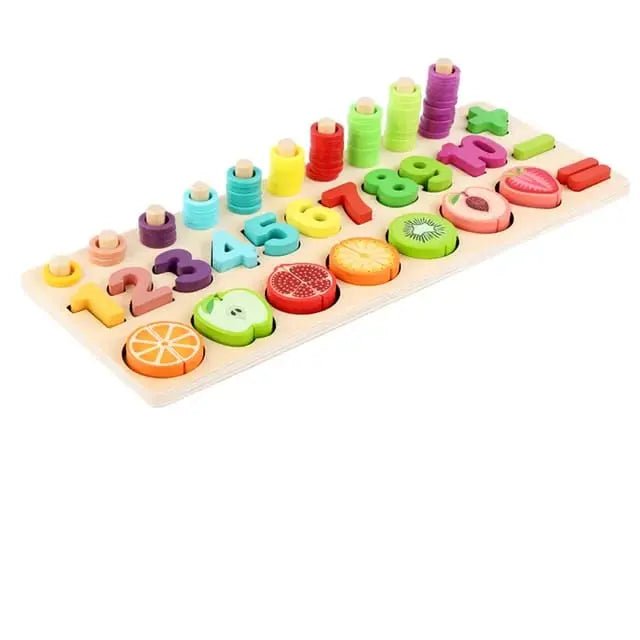 Rainbow Fruit Logarithmic Board - MyLittleTales