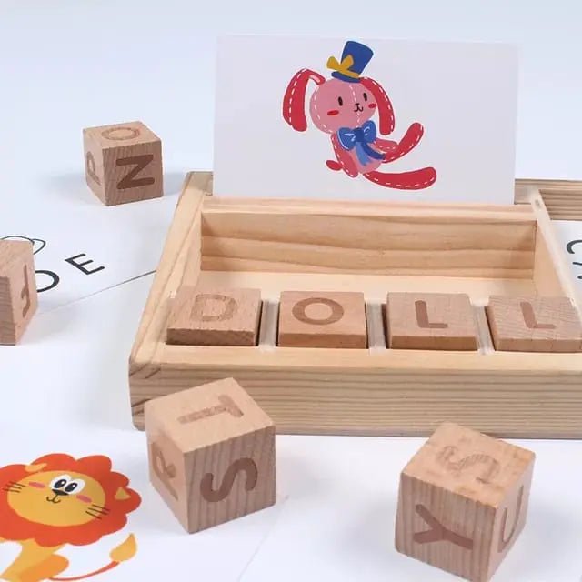Spelling Blocks Jigsaw Early Educational Toy - MyLittleTales