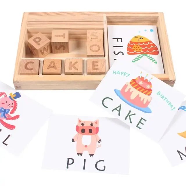 Spelling Blocks Jigsaw Early Educational Toy - MyLittleTales
