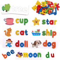 Spelling Game Wooden See and Spell Match Letter Puzzles - MyLittleTales
