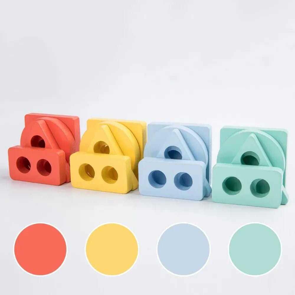 Wooden 4 in 1 Shape Sorter Premium - MyLittleTales