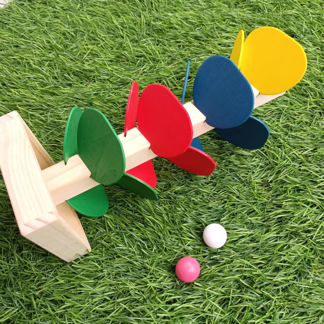 Wooden Ball Goli Game – Flower Goli Game - MyLittleTales