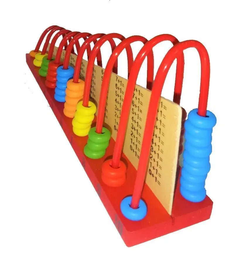 Wooden Calculations abacus frame For Sum & subtraction Learning - MyLittleTales