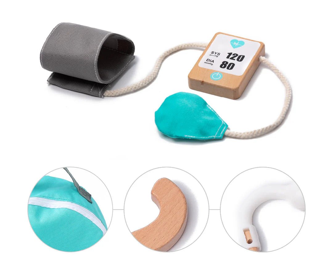 Wooden Deluxe Doctor Play Set - MyLittleTales