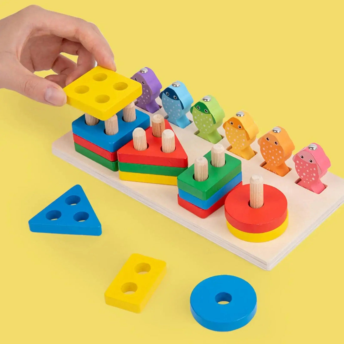 Wooden Fishing Column - MyLittleTales