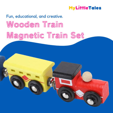 Wooden Magnet Train Set - Magnetic Train Toy - MyLittleTales