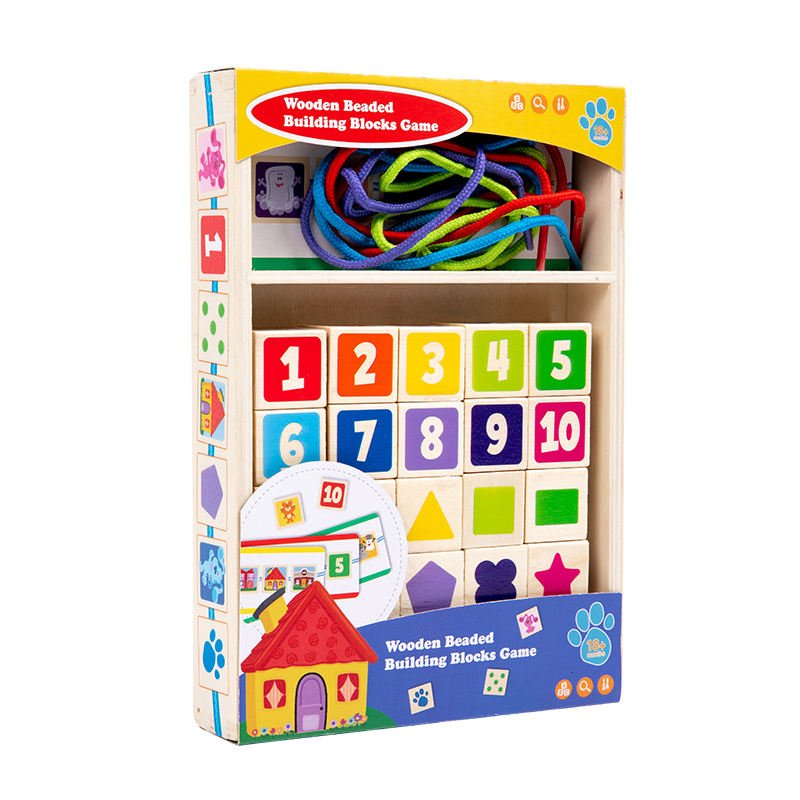 Wooden Number Lacing Set - MyLittleTales