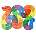 2 in 1 Animal Puzzle | Wooden Jigsaw Puzzle for Kids | Learn Alphabets and Puzzles | 1 PC - MyLittleTales