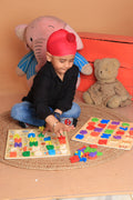 3D Alphabet Board with picture print, Capital, Small and Number board - 3 in 1 Combo - MyLittleTales