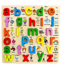 3D Alphabet Board with picture print, Capital, Small and Number board - MyLittleTales