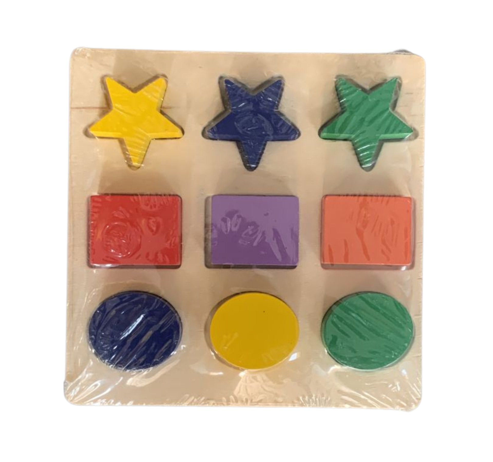3D Board With Fixable & Sortable Shapes Puzzle, Geometric shapes - Wooden Shapes Board Big - Choose 1 - MyLittleTales