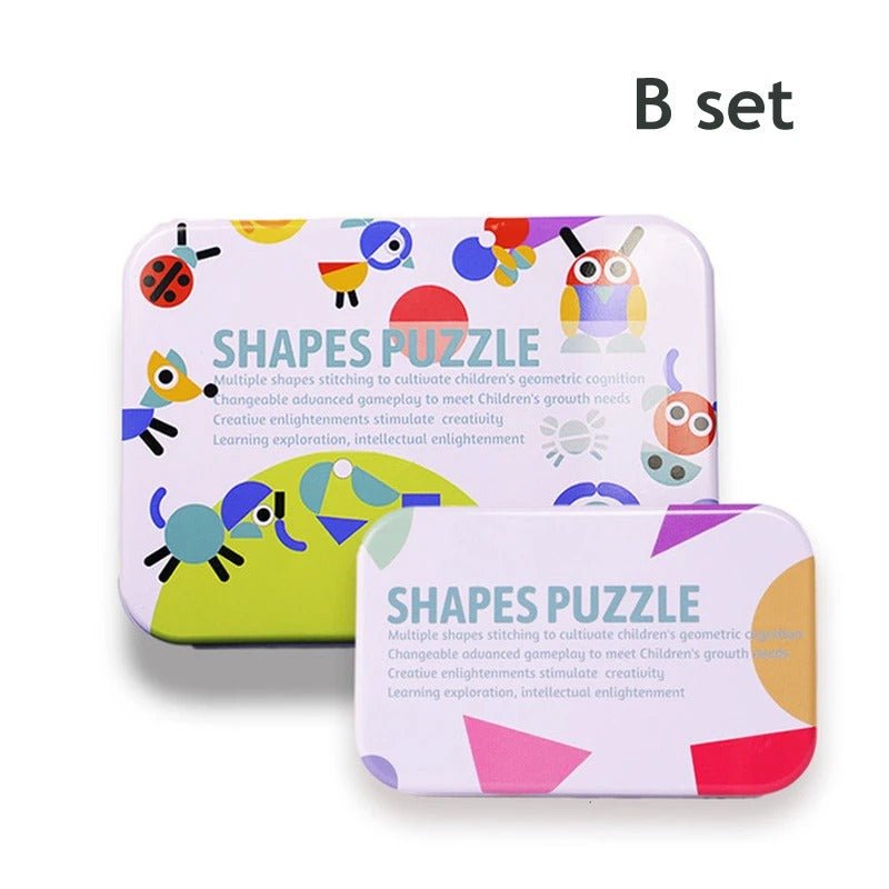 3D Jigsaw Puzzle Montessori Wooden Toys 2 in 1 - MyLittleTales