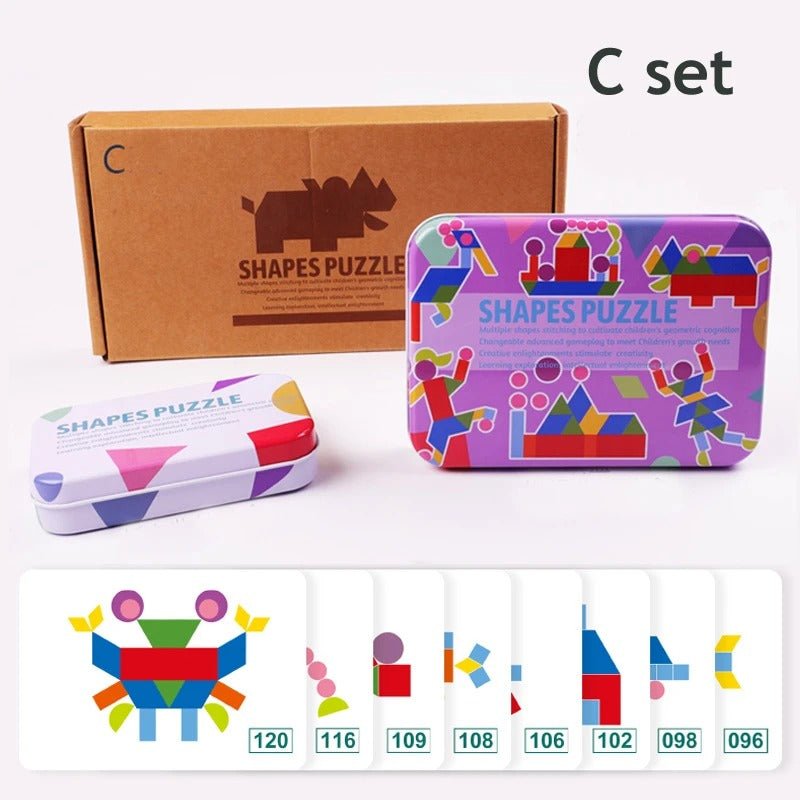 3D Jigsaw Puzzle Montessori Wooden Toys 2 in 1 - MyLittleTales
