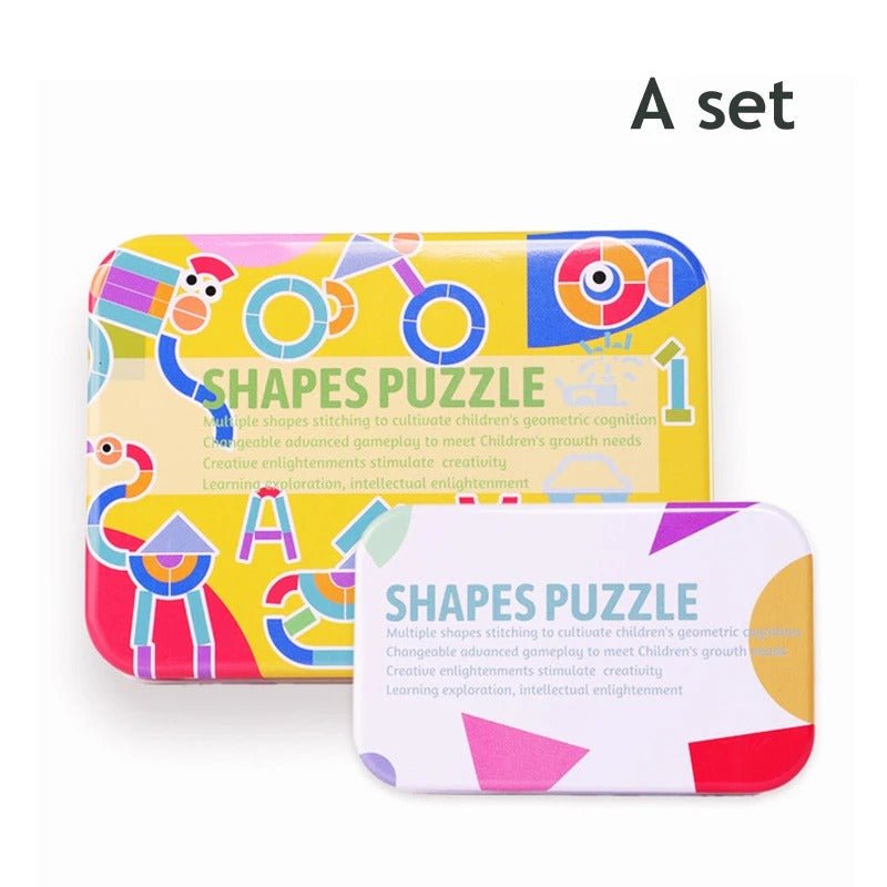 3D Jigsaw Puzzle Montessori Wooden Toys 2 in 1 - MyLittleTales