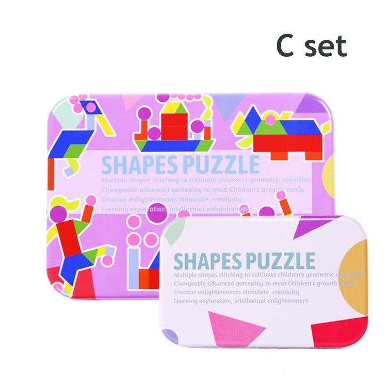3D Jigsaw Puzzle Montessori Wooden Toys 2 in 1 - MyLittleTales