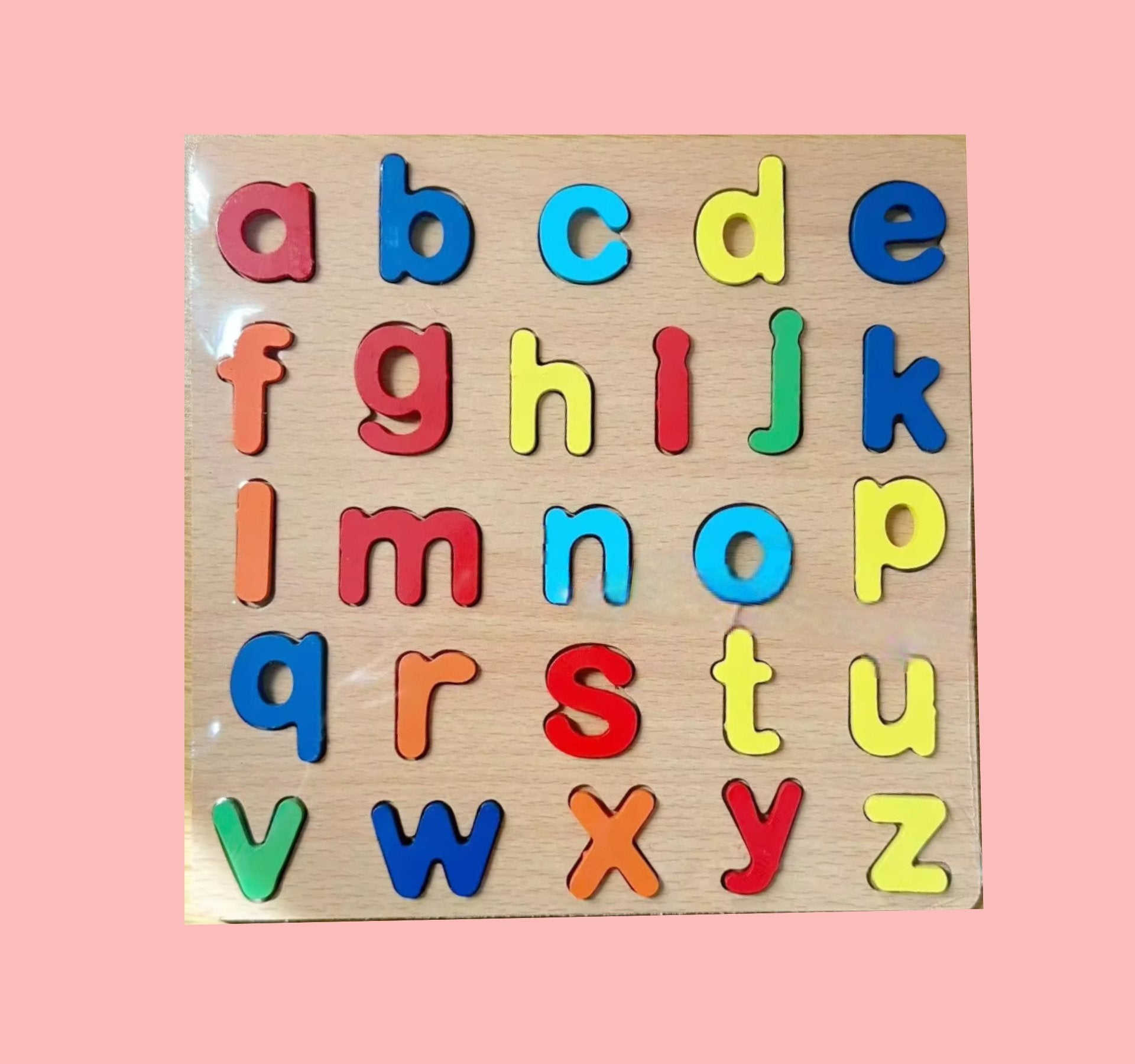 3D Small Alphabets abcde Board - MyLittleTales