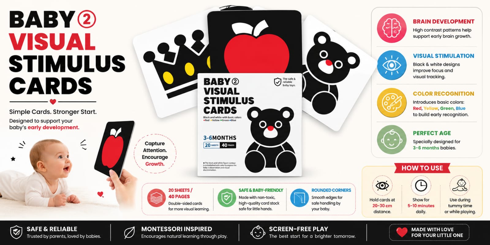 Baby 2 Visual Stimulus Card - MyLittleTales