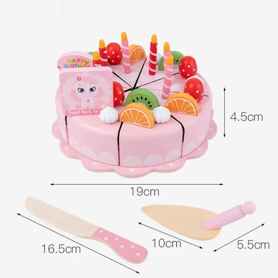 Birthday Cake Cutting Fruit Toys DIY Toys Creative Gifts Strawberry - MyLittleTales