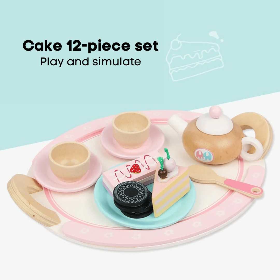 Children Play House Simulation Pastry Food Set Kitchenware Baby Cake Afternoon Tea Kitchen Toy - MyLittleTales