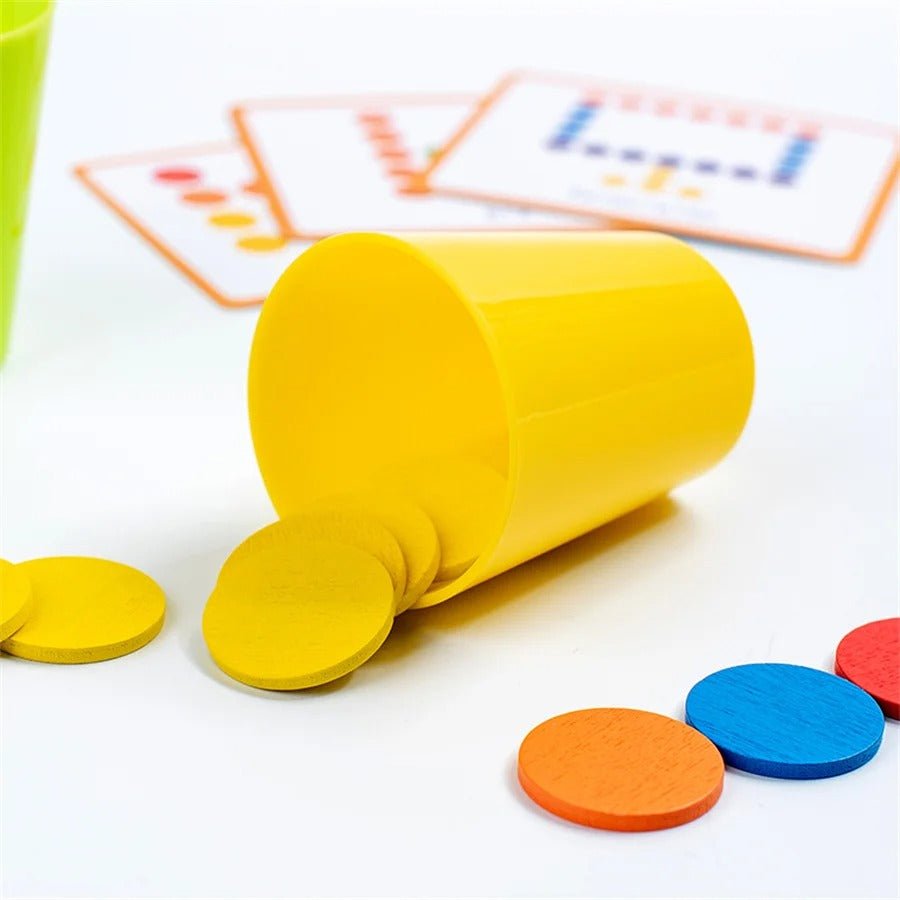 Children's puzzle color classification stacking cup logic focus training interactive game puzzle stacking cup - MyLittleTales