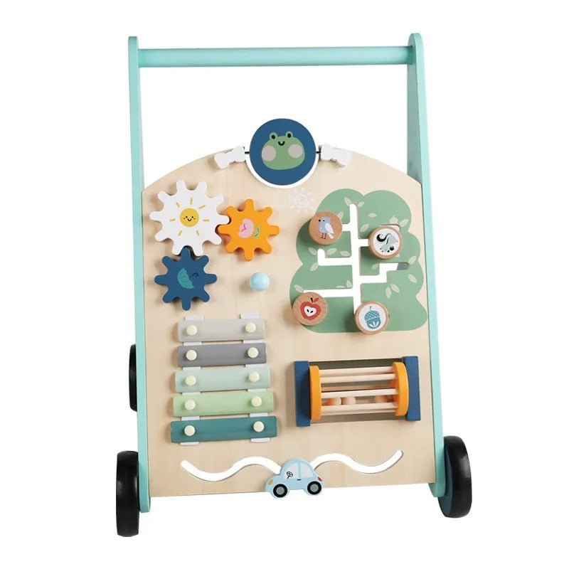 Children's Walker Puzzle Montessori Educational Busy Board Toy Car Wooden Baby Math Toys Sensory Didactic Games Building Blocks - MyLittleTales