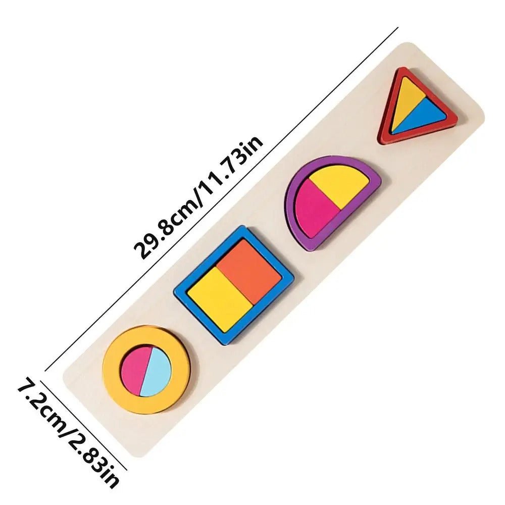 Color Sorting Toys Shape Matching Board Game Sorting & Stacking (1pc) - MyLittleTales