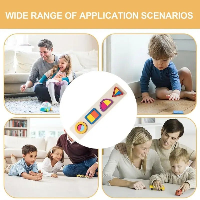 Color Sorting Toys Shape Matching Board Game Sorting & Stacking (1pc) - MyLittleTales