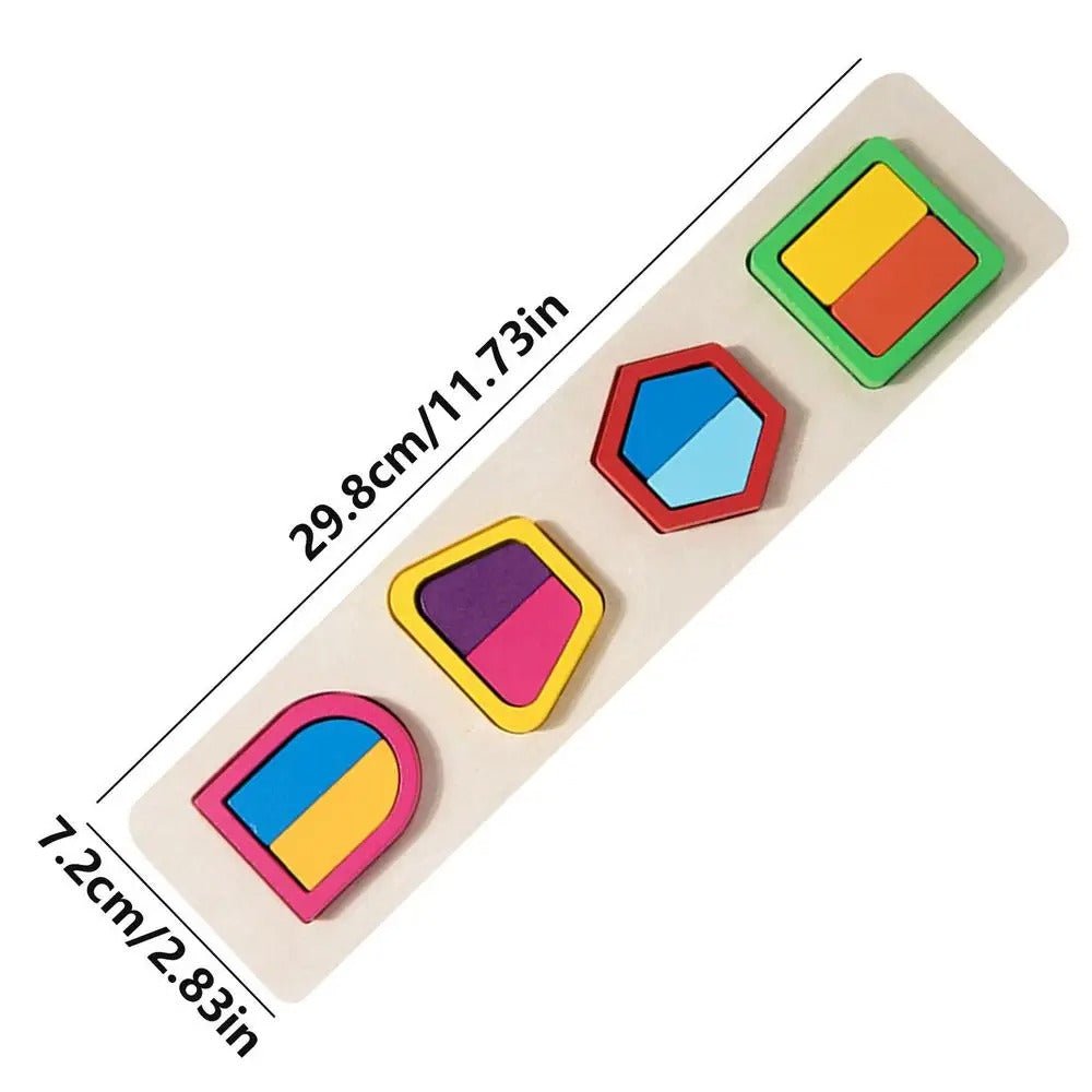 Color Sorting Toys Shape Matching Board Game Sorting & Stacking (1pc) - MyLittleTales