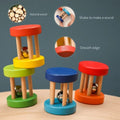 Color Wooden Rattle Toy 0 - 12 Months Baby - MyLittleTales