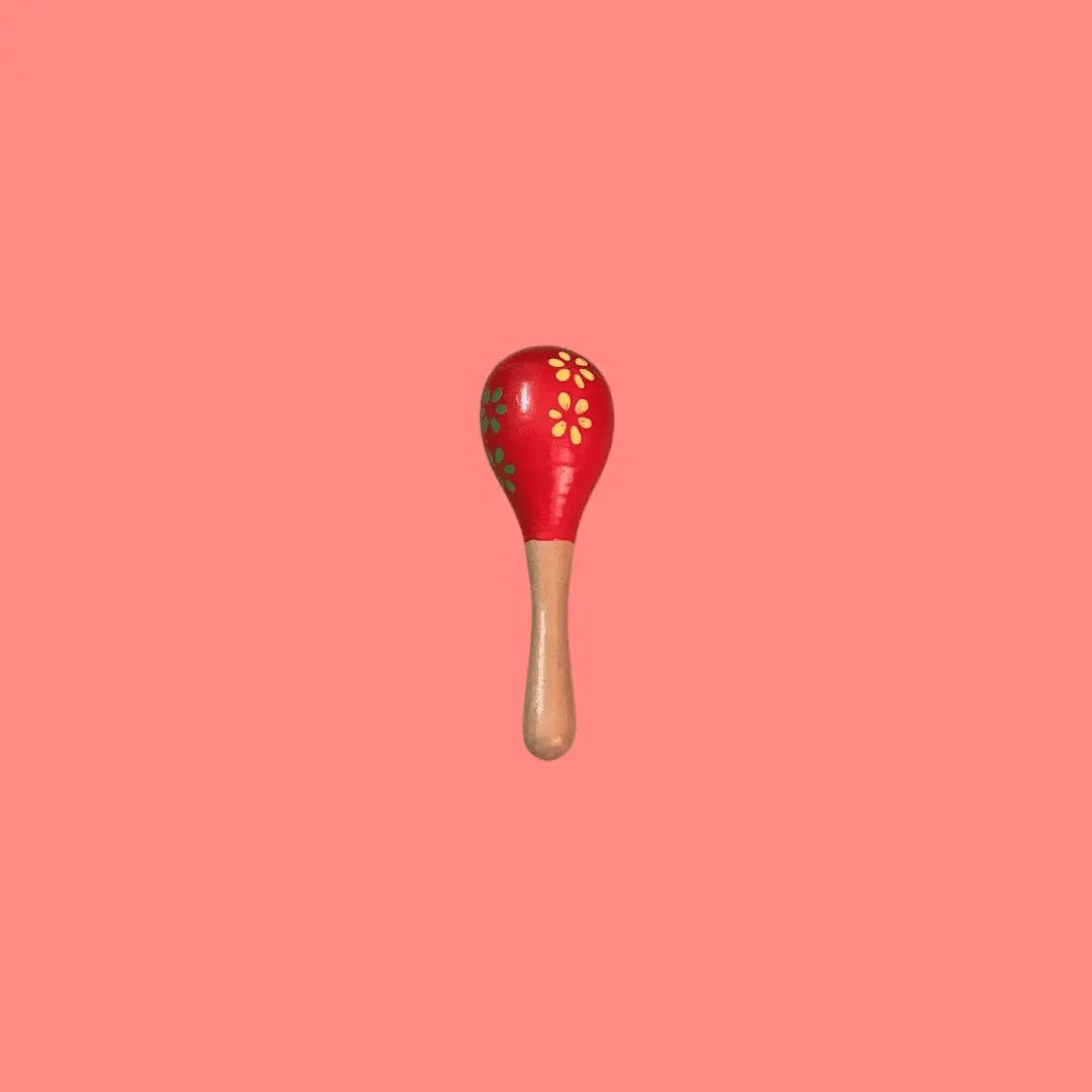 Colorful Egg Shaker Rattle Large – Single Rattle - MyLittleTales
