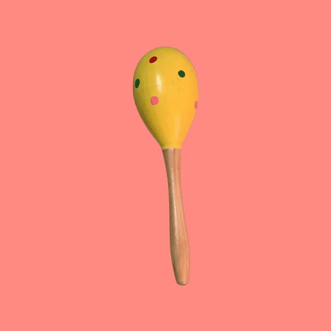 Colorful Egg Shaker Rattle Large – Single Rattle - MyLittleTales