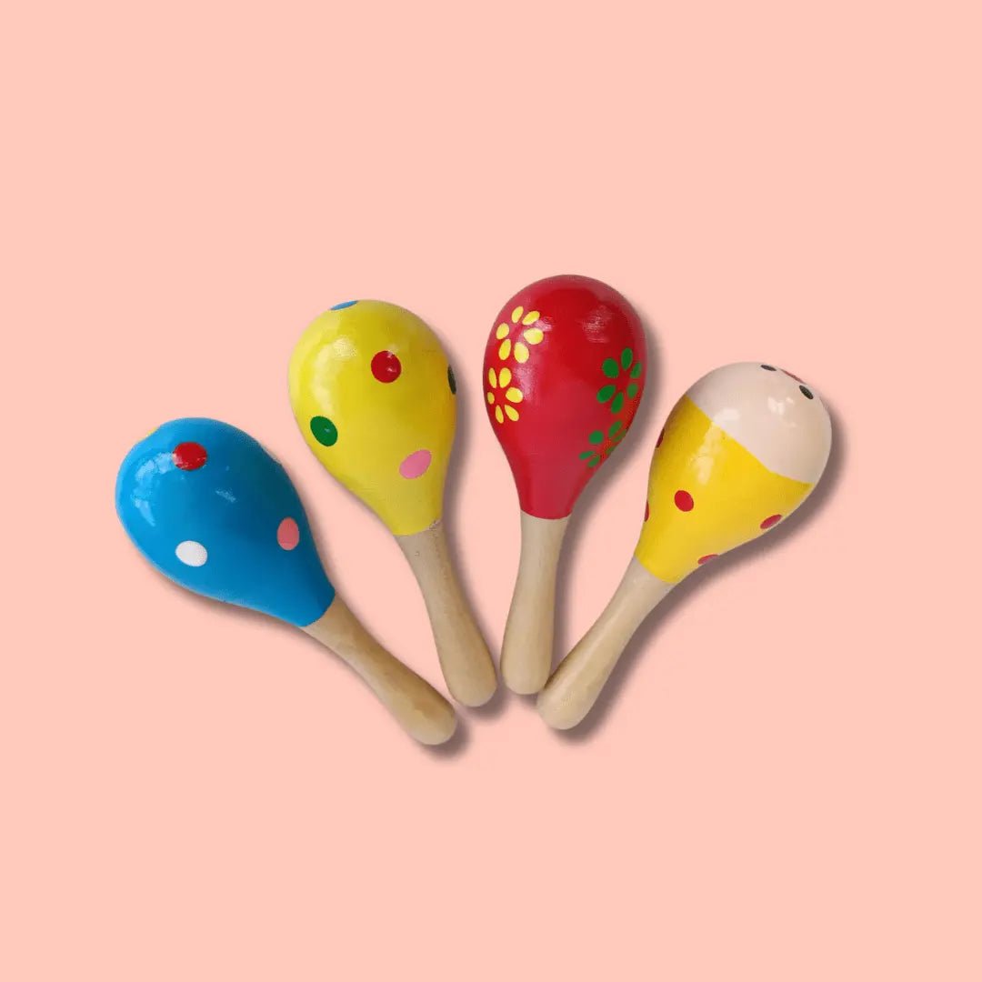 Colorful Egg Shaker Rattle Large – Single Rattle - MyLittleTales
