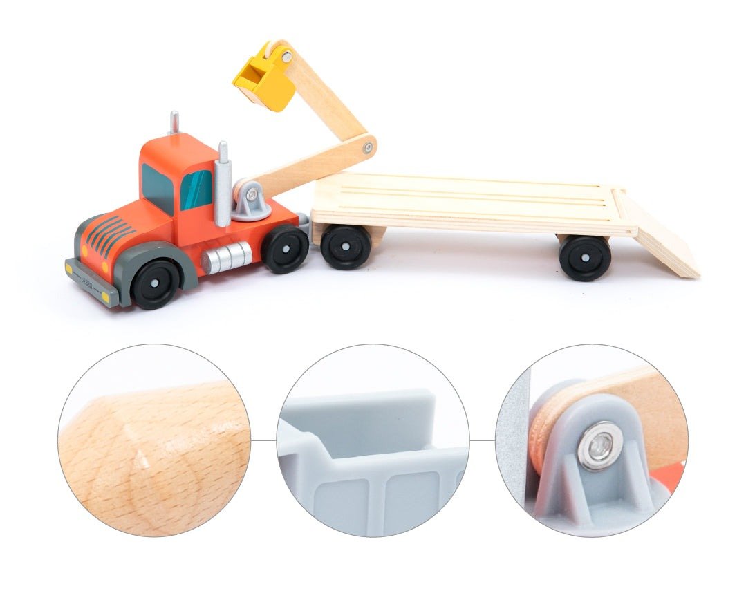 Construction site vehicles carrier - MyLittleTales