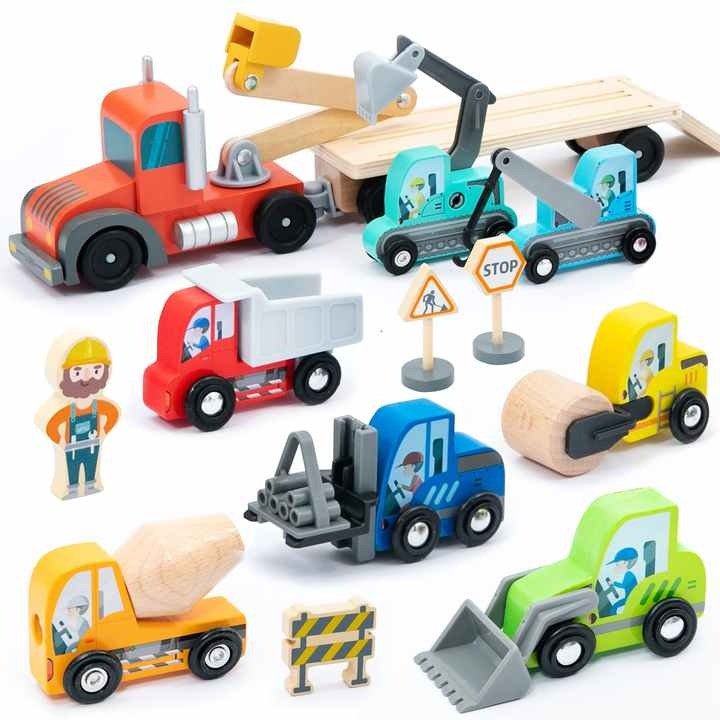 Construction site vehicles carrier - MyLittleTales