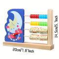 Educational Clock For Puzzle solving - Abacus Clock Frame - MyLittleTales