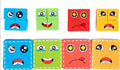 Face Change Cube Game, Wooden Expressions Matching Block Puzzle – 16 blocks , 72 cards – Green Tin Box - MyLittleTales