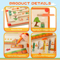 Magnetic Wooden Maze Board - Super Mario - Inspired Educational Marble Puzzle Game - MyLittleTales