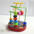Mini beads coaster giraffe – Wooden Mini Beads Maze Roller Coaster Puzzle Animal Beads - MyLittleTales