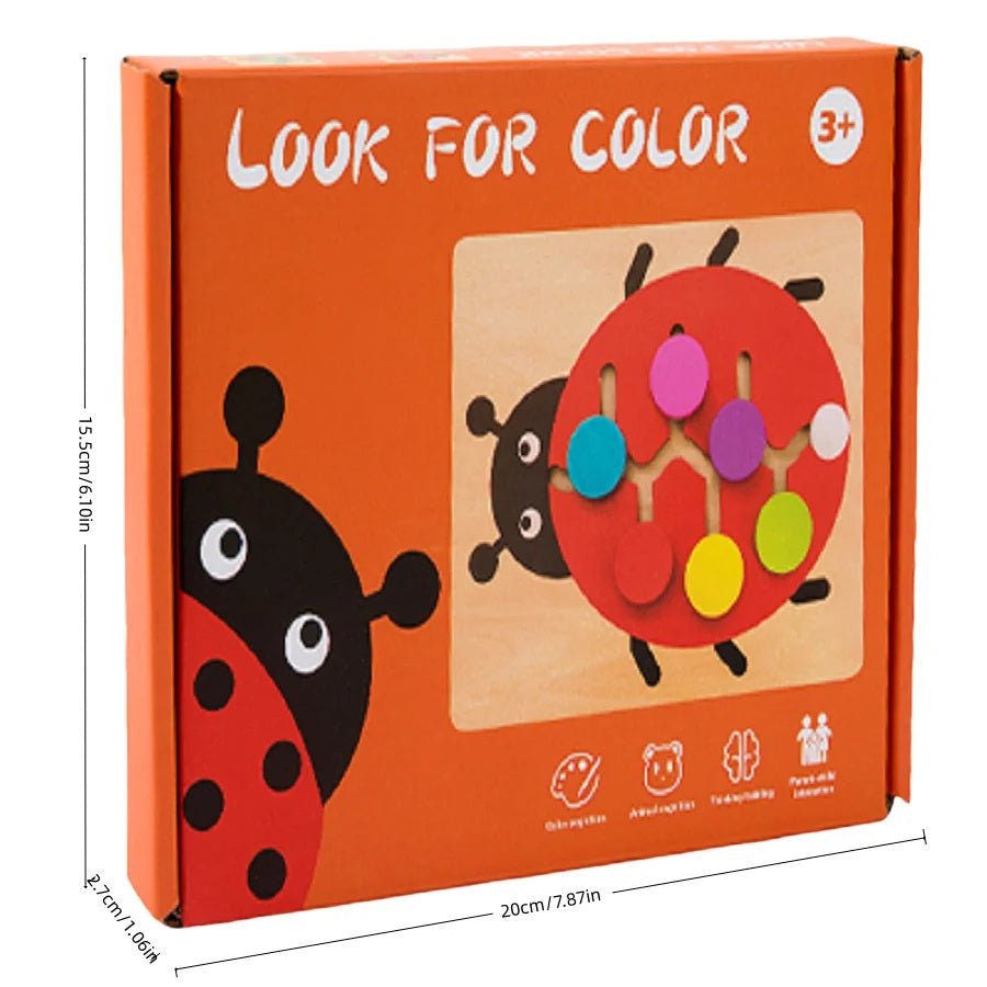 Montessori Color Matching Slide Puzzle – Educational Logic Board Game for Toddlers - MyLittleTales