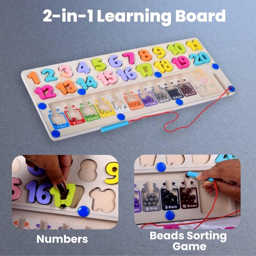 Multifunctional Numeric Letter Math Board, Addition and Subtraction Learning Toy, Mathematical Game for Kids - MyLittleTales