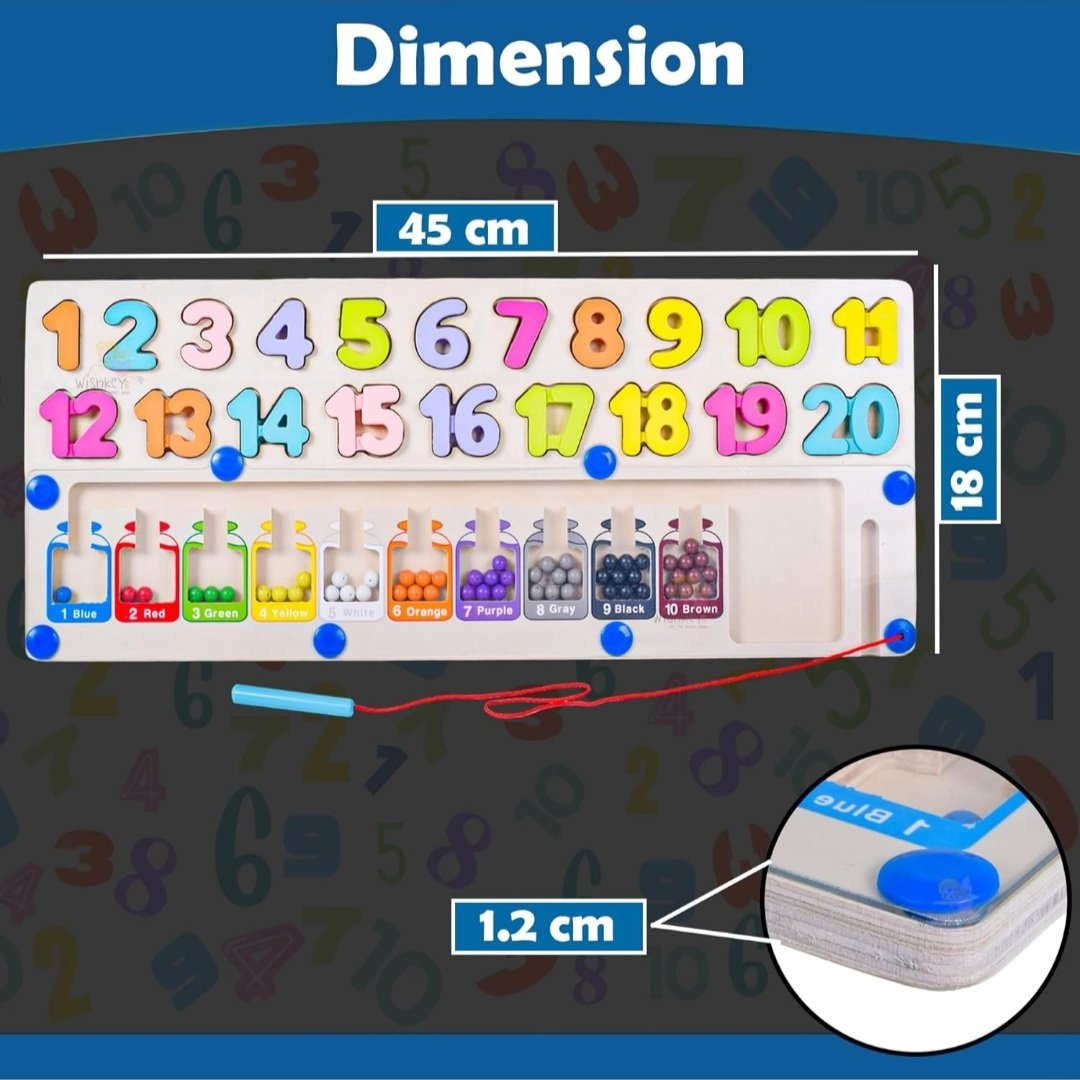 Multifunctional Numeric Letter Math Board, Addition and Subtraction Learning Toy, Mathematical Game for Kids - MyLittleTales