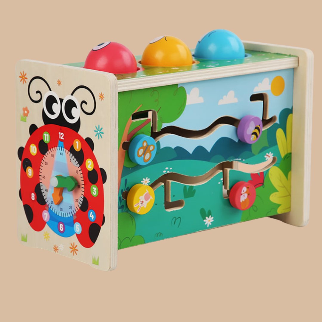 Multifunctional Pounding Toy Hamster Toy Xylophone Fishing Magnet Game Montessori Early Education - MyLittleTales