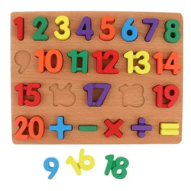 Numbers (1-20) 3D board | Number Board | Learning Board for Kids | Big Board - MyLittleTales