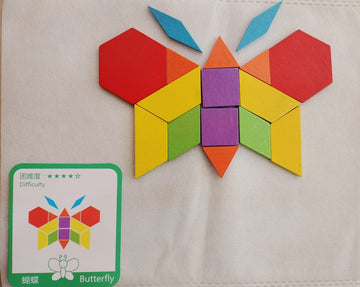Pattern Blocks - 155 Pieces - in - it - MyLittleTales
